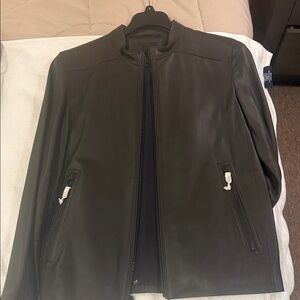 Men's Black Leather Jacket